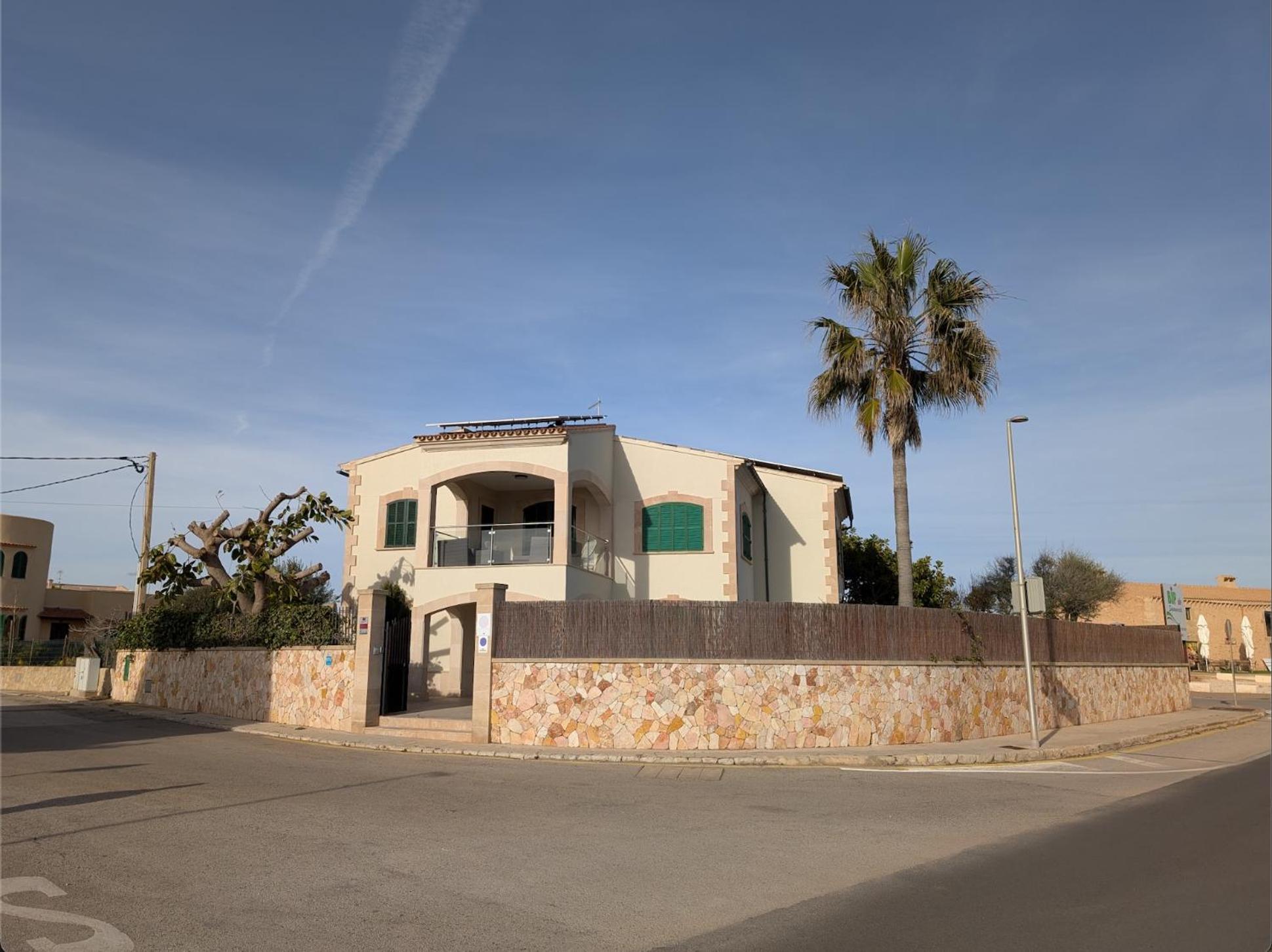 Mallorca Finca Haus Mit Pool Direkt Am Meer Es Trenc, Bootstour Moeglich Sa Ràpita Eksteriør bilde