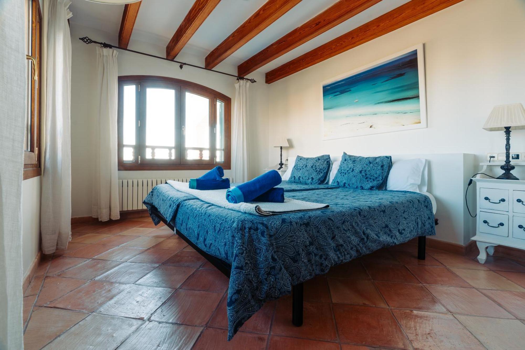 Mallorca Finca Haus Mit Pool Direkt Am Meer Es Trenc, Bootstour Moeglich Sa Ràpita Eksteriør bilde