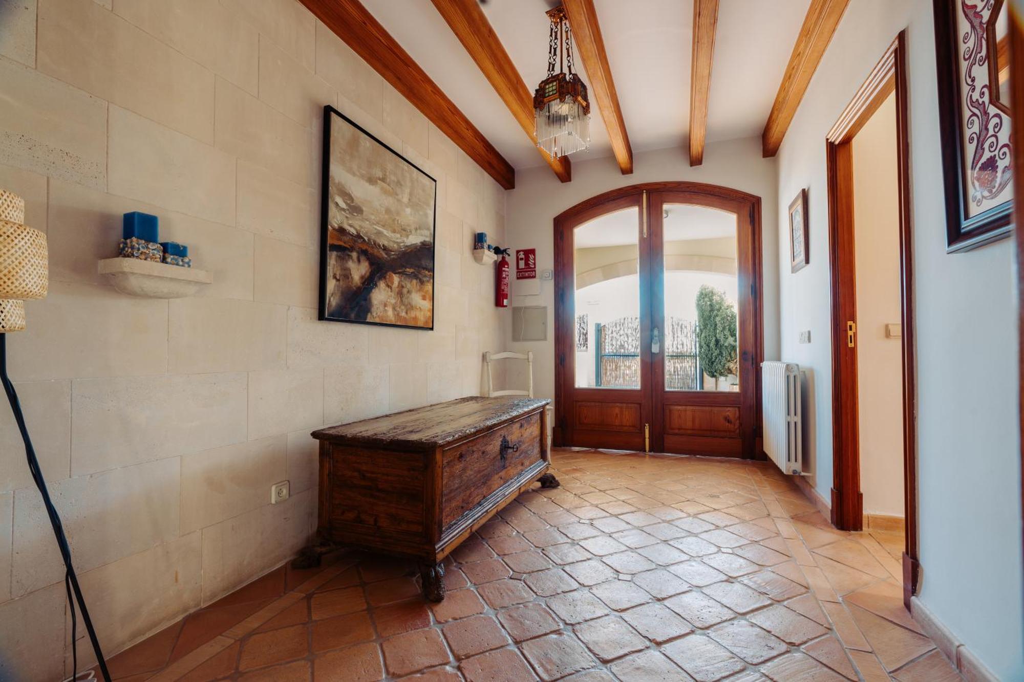 Mallorca Finca Haus Mit Pool Direkt Am Meer Es Trenc, Bootstour Moeglich Sa Ràpita Eksteriør bilde