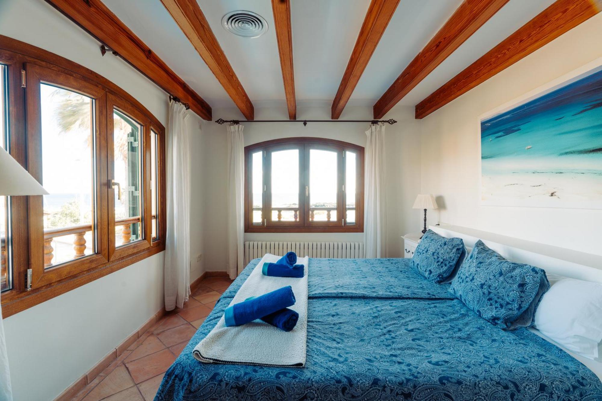 Mallorca Finca Haus Mit Pool Direkt Am Meer Es Trenc, Bootstour Moeglich Sa Ràpita Eksteriør bilde