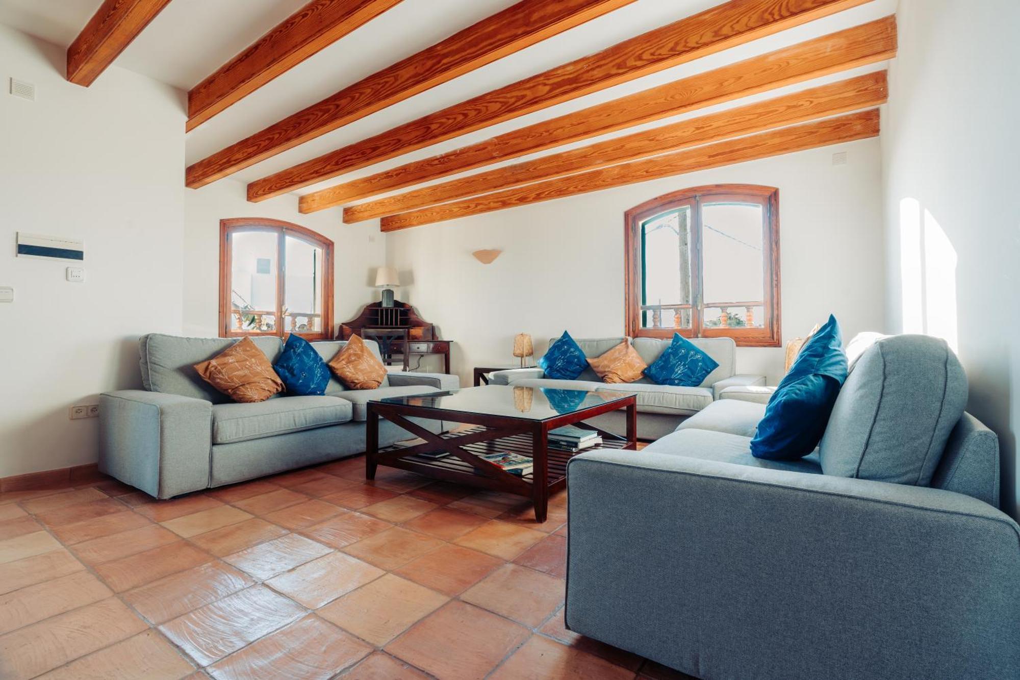 Mallorca Finca Haus Mit Pool Direkt Am Meer Es Trenc, Bootstour Moeglich Sa Ràpita Eksteriør bilde