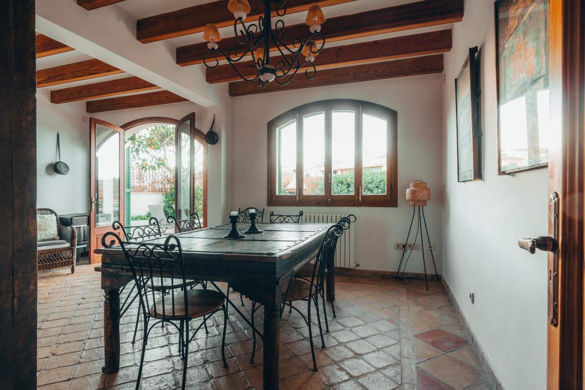 Mallorca Finca Haus Mit Pool Direkt Am Meer Es Trenc, Bootstour Moeglich Sa Ràpita Eksteriør bilde