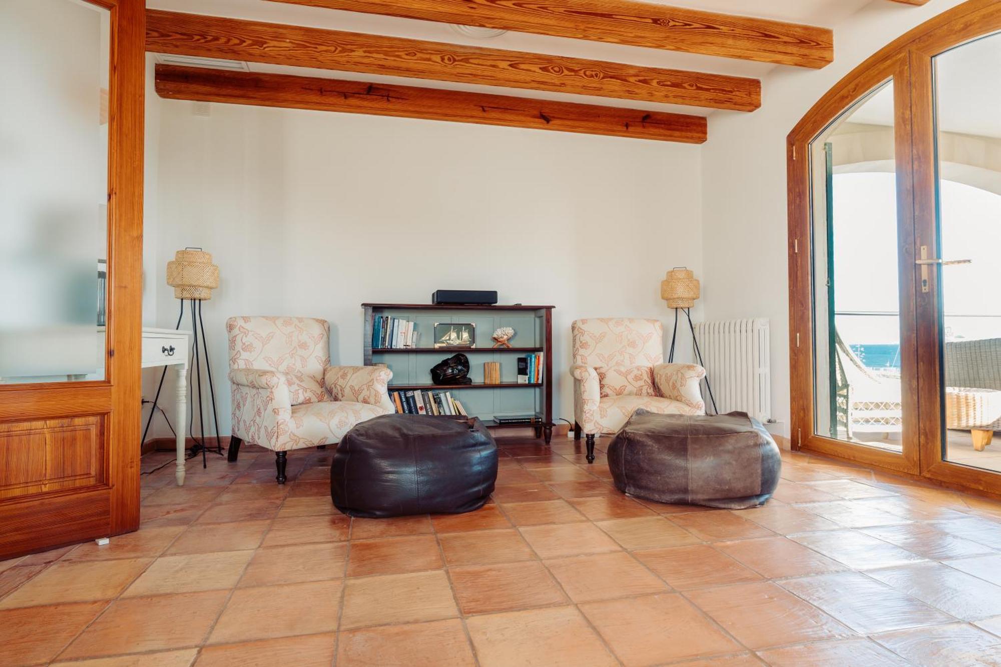 Mallorca Finca Haus Mit Pool Direkt Am Meer Es Trenc, Bootstour Moeglich Sa Ràpita Eksteriør bilde